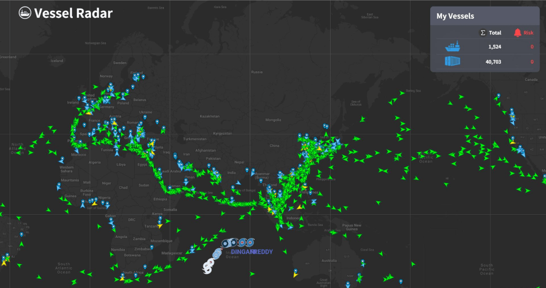 실시간 Vessel Tracking